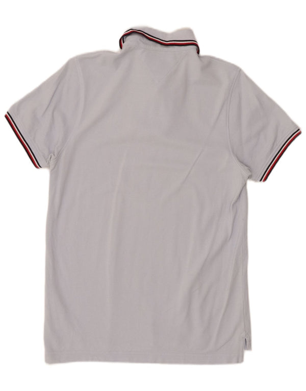 TOMMY HILFIGER Polo da uomo slim fit piccola in cotone blu