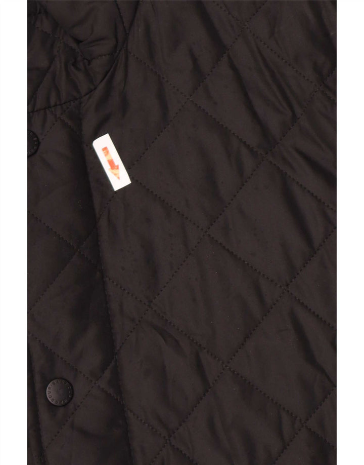 Giacca trapuntata da uomo Barbour UK 38 poliestere nero medio