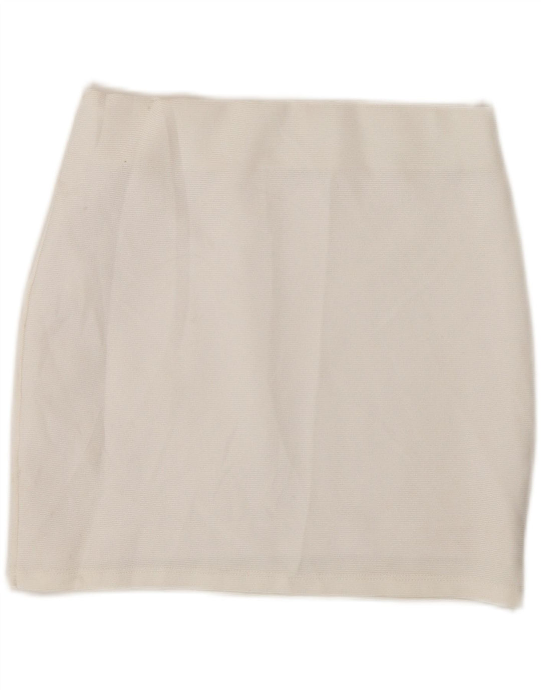 Minigonna Zara da donna piccola W26 poliestere bianco