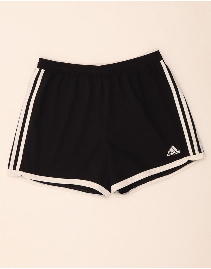 Pantaloncini sportivi Adidas Climacool da donna UK 12/14 Poliestere nero medio