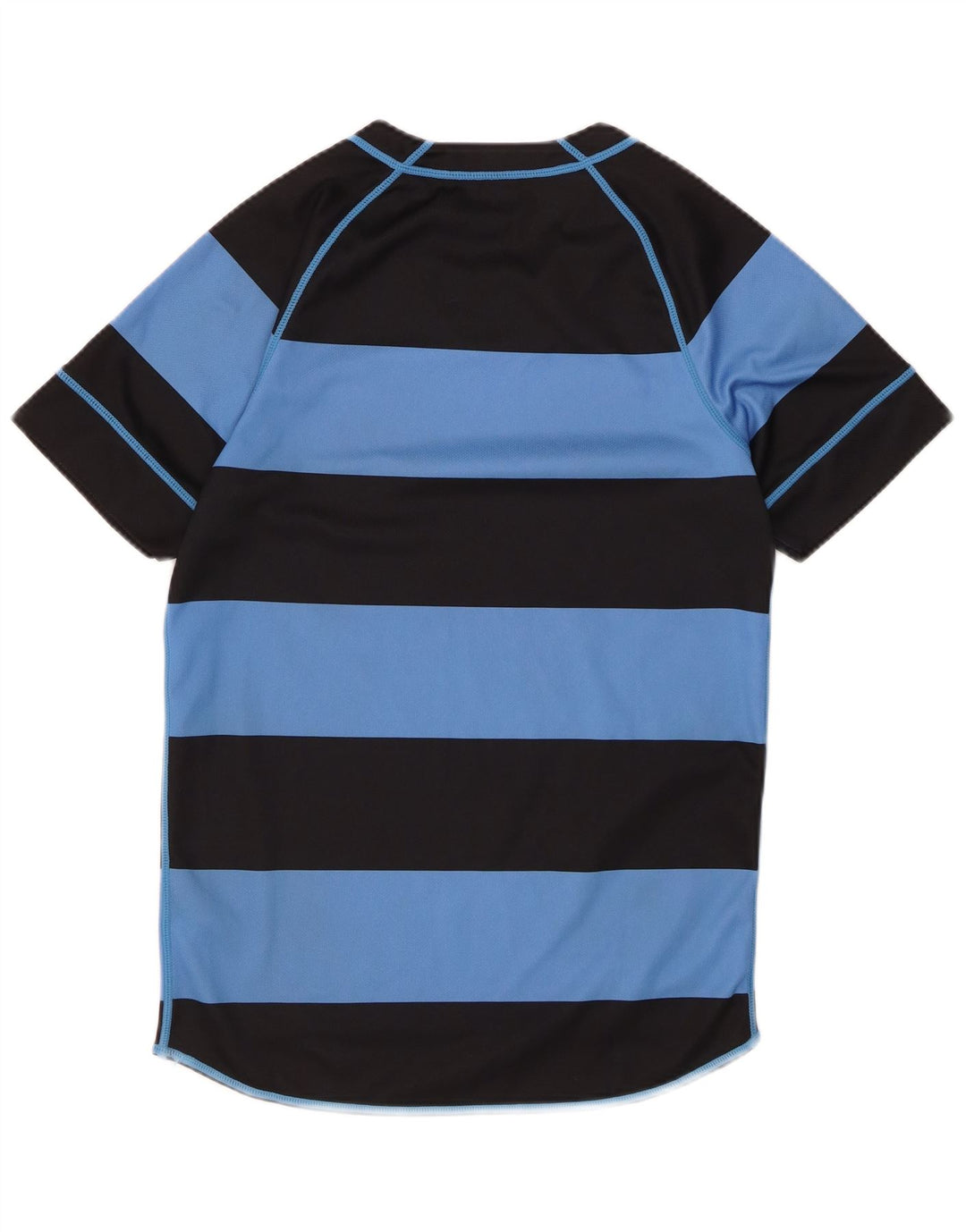 Canterbury T-shirt da uomo Top XS in poliestere a righe blu