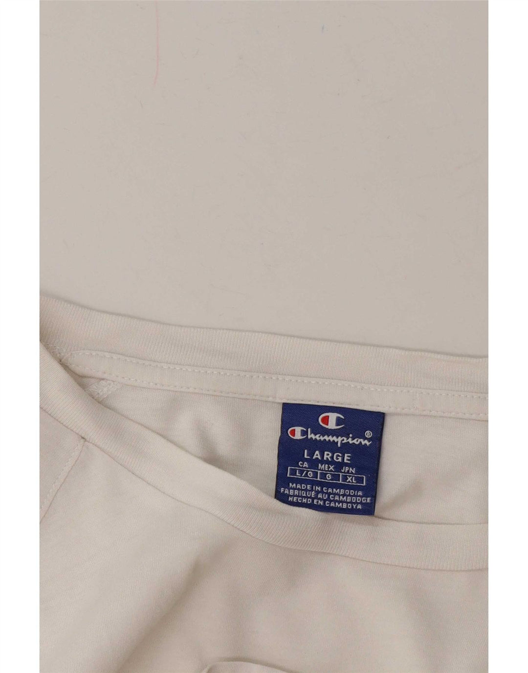 Maglietta grafica da donna Champion Top UK 16 Large Bianca