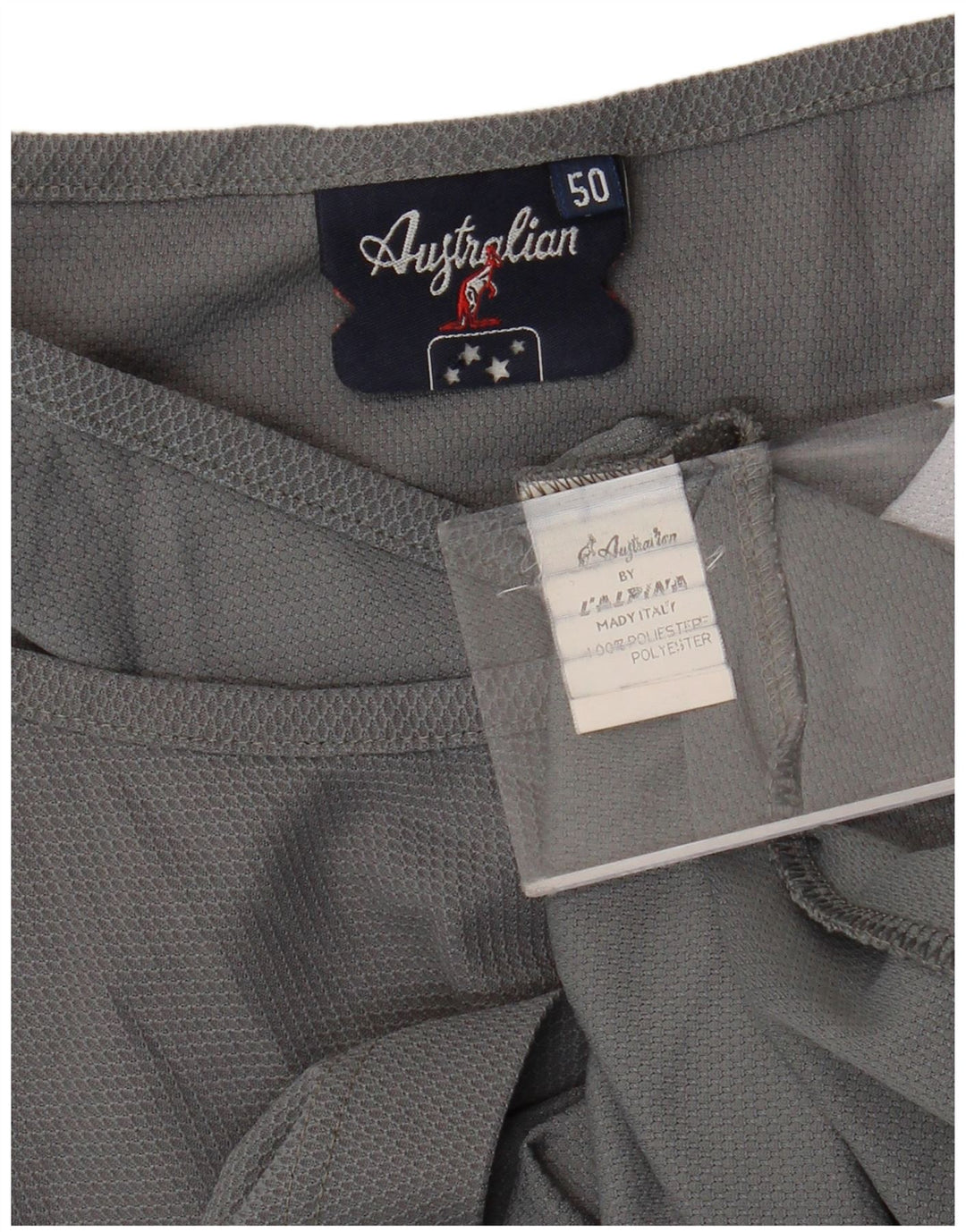 AUSTRALIAN L'ALPINA Canotta da uomo IT 50 Poliestere color block grigio medio