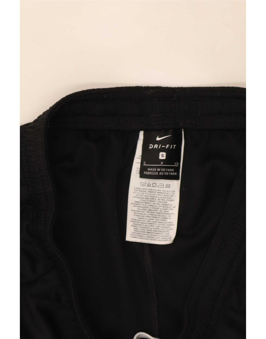 Pantaloni da tuta Nike Dri Fit da uomo piccoli in poliestere nero