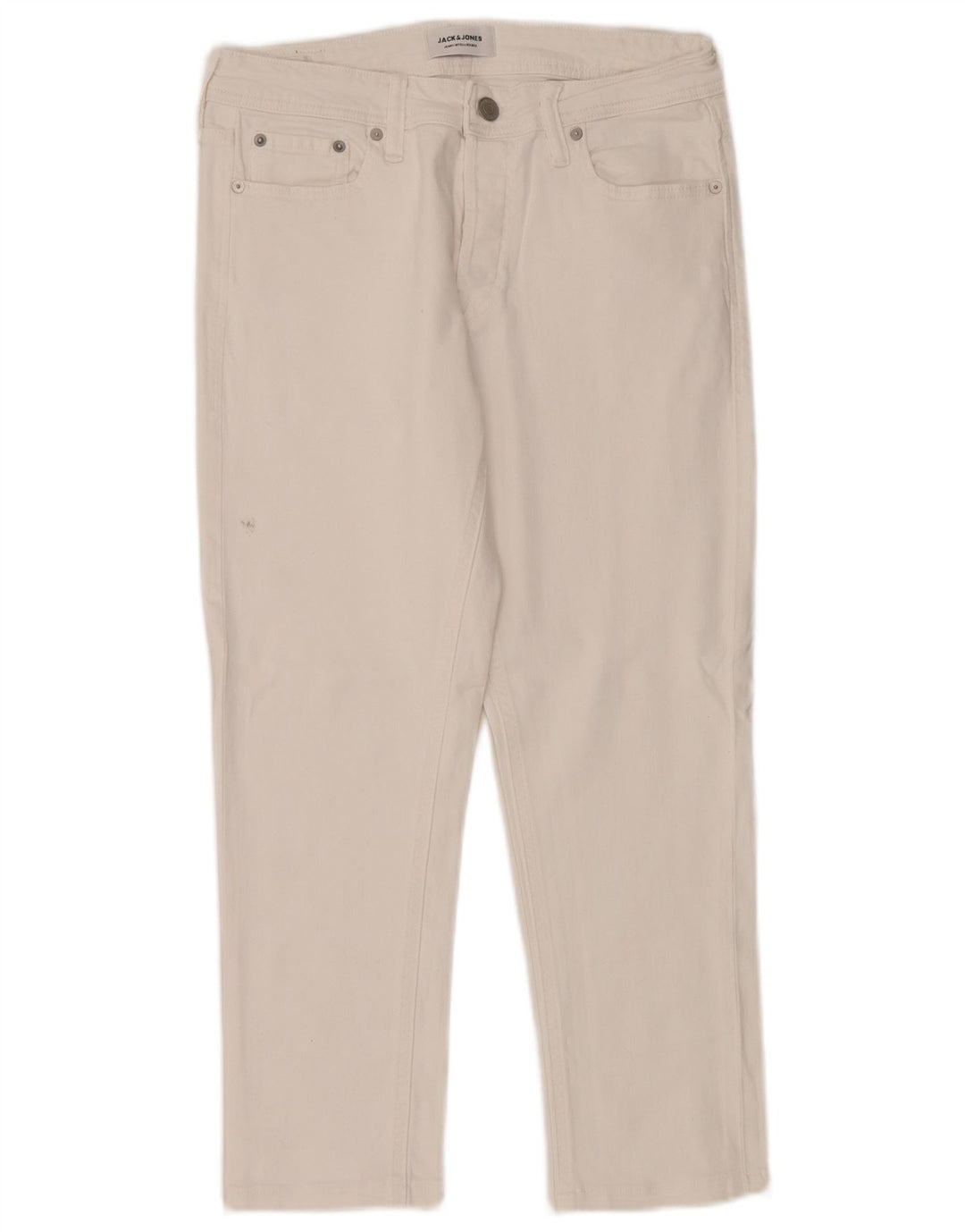 Jeans slim da uomo Jack & Jones W30 L26 cotone bianco