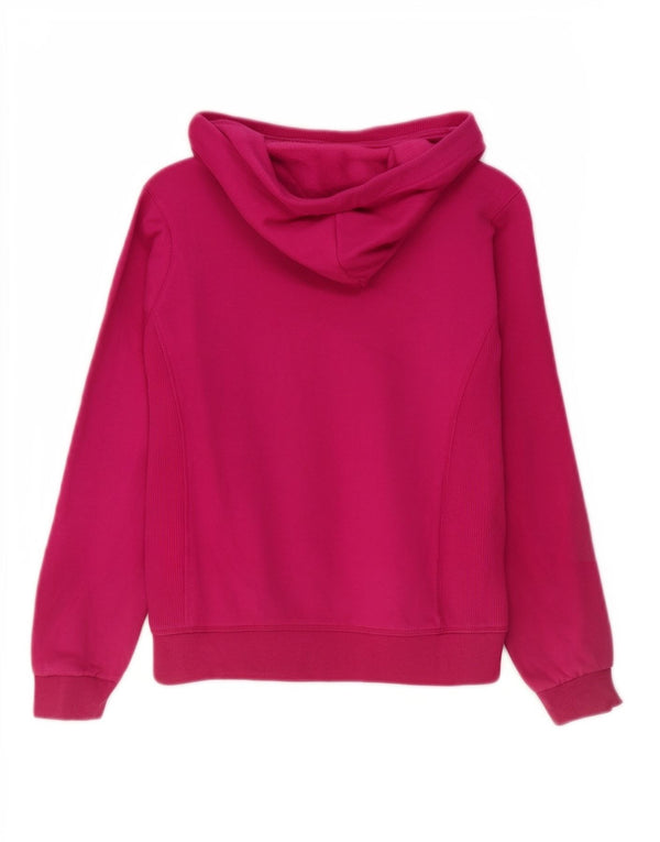 Maglione con cappuccio grafico per ragazze Champion 9-10 anni Sport in cotone rosa medio