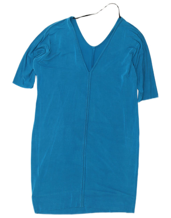Abito a trapezio oversize da donna Diesel UK 6 XS Blu Cupro