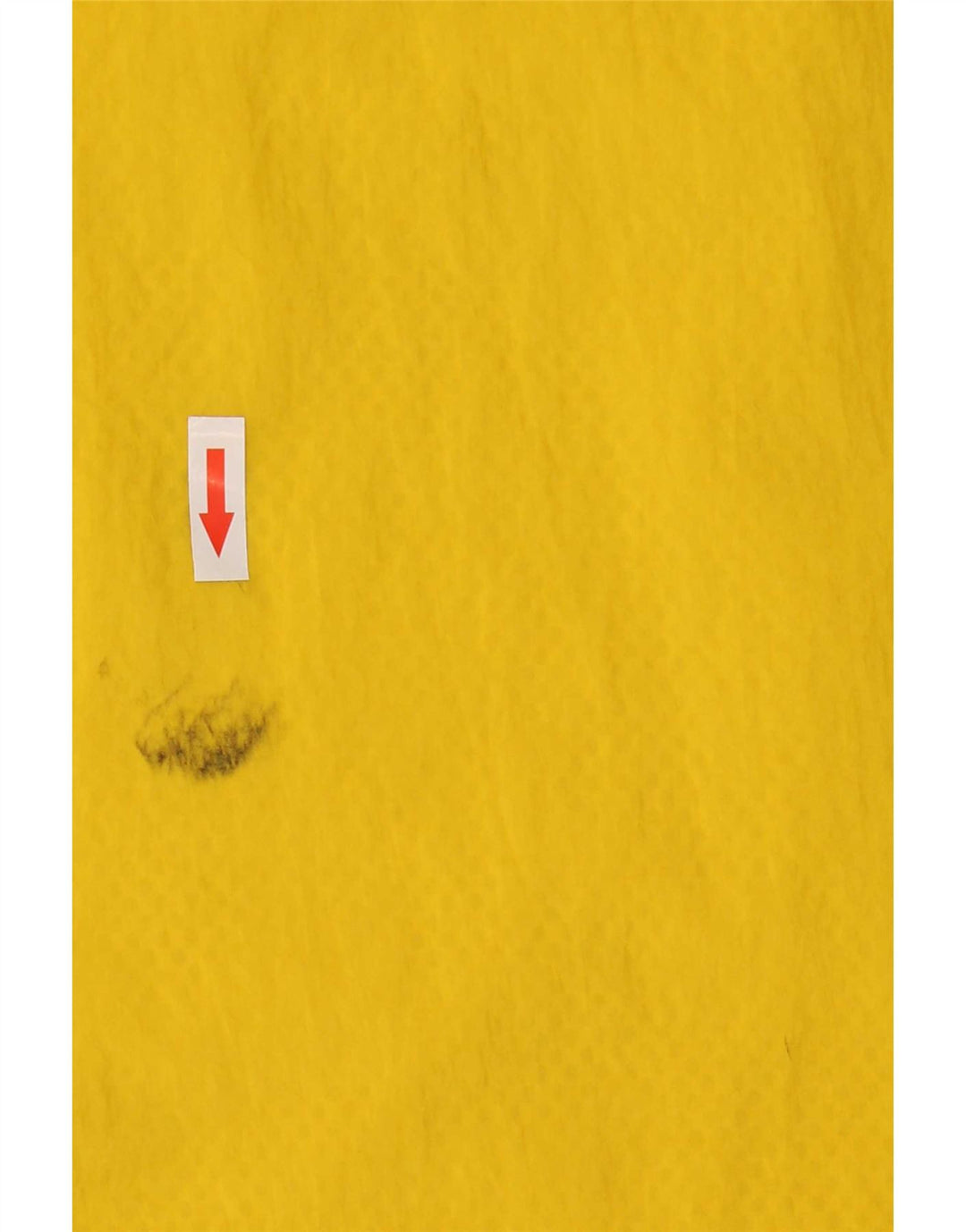 Giacca antipioggia Adidas da uomo con cappuccio e pullover UK 36 piccola in nylon giallo