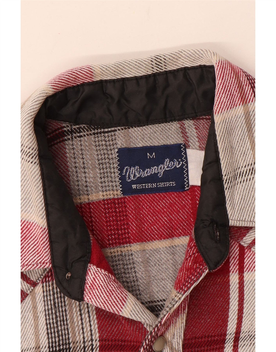 Camicia da uomo in flanella Wrangler a quadri rossi medi