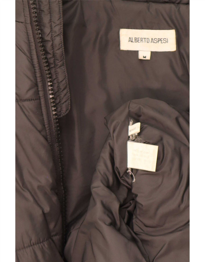 Giacca imbottita da uomo Alberto Aspesi UK 38 Nylon grigio medio