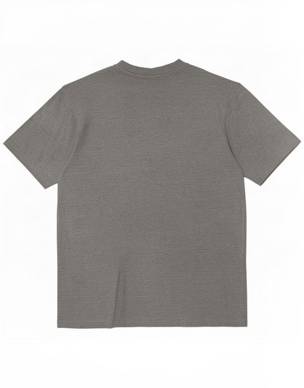 T-shirt da uomo Lotto Top Large in cotone mélange grigio