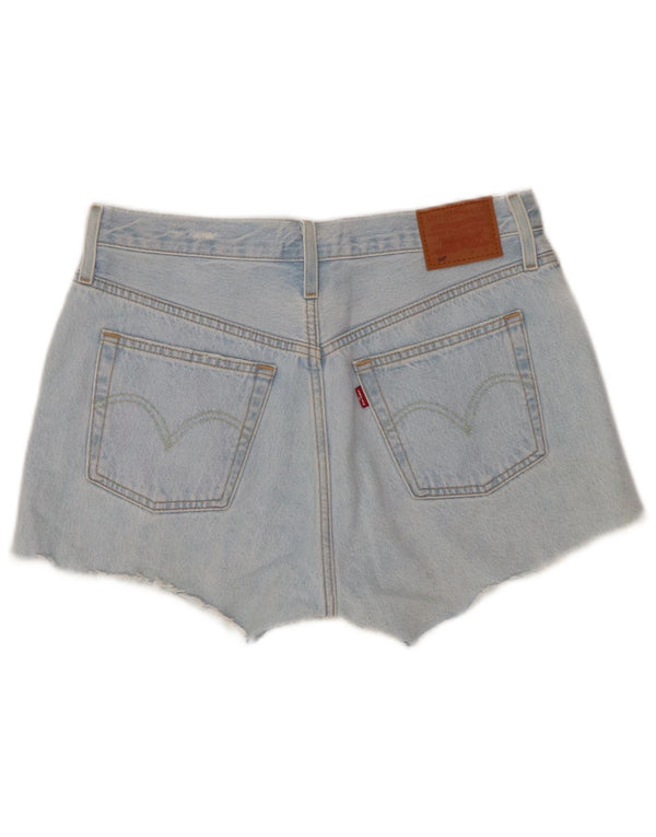 Pantaloncini di jeans Levi's 501 da donna medi W30 Blu