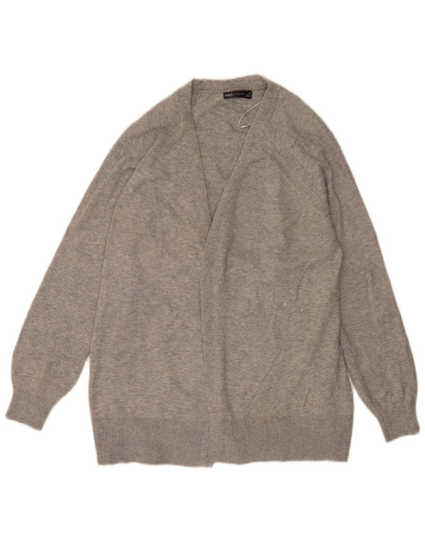 Maglione cardigan oversize lungo da donna Marks & Spencer UK 6 XS Grigio