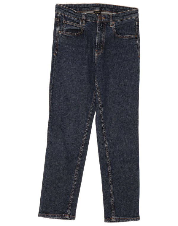 Jeans slim da donna Massimo Dutti EU 38 Small W28 L26 Blu navy