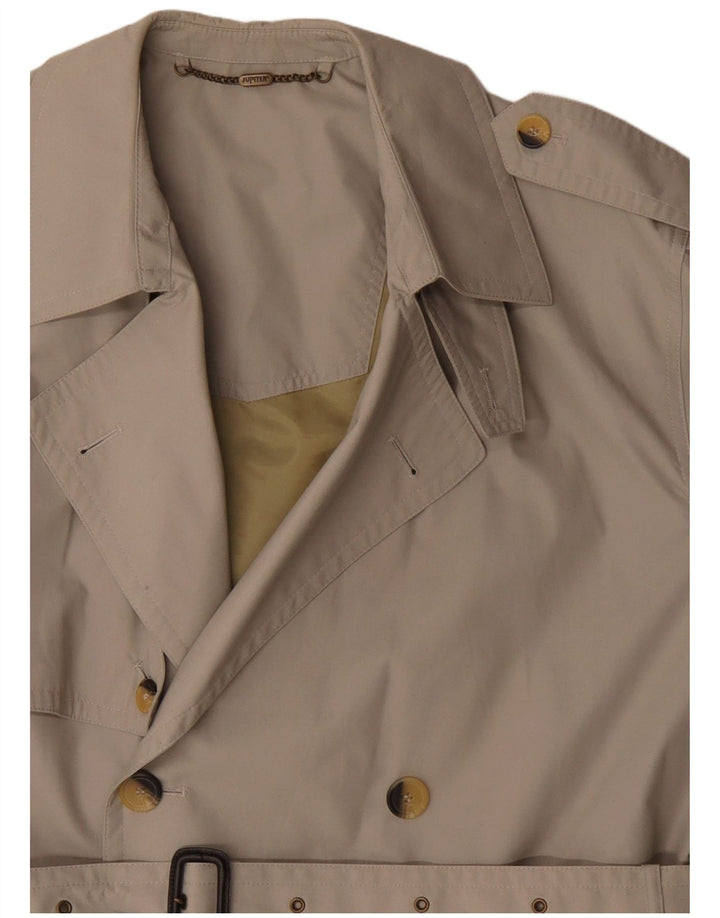 Trench da donna Jupiter UK 14 grande cotone beige