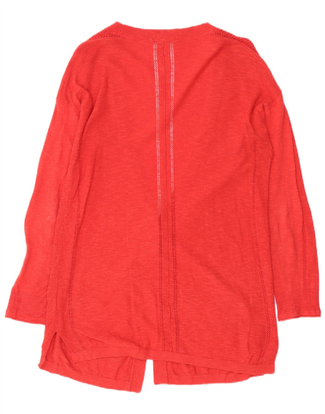 Maglione cardigan oversize lungo da donna di White Stuff UK 10 piccolo rosso