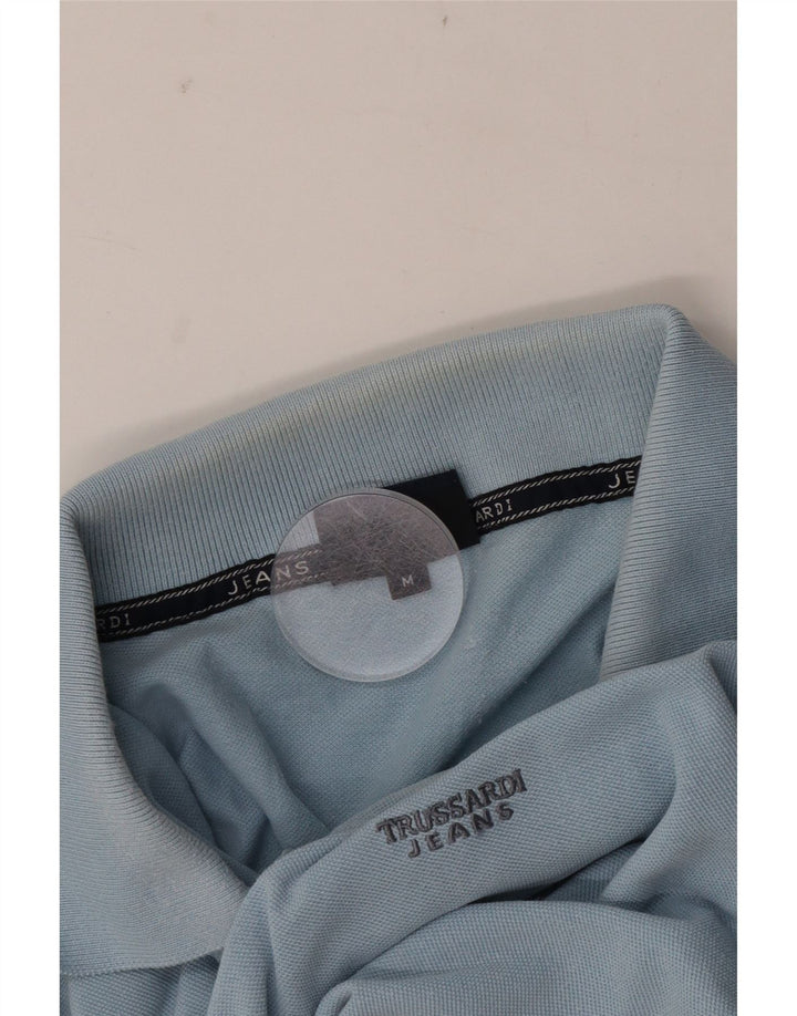 Polo Uomo Trussardi Jeans Blu Medio