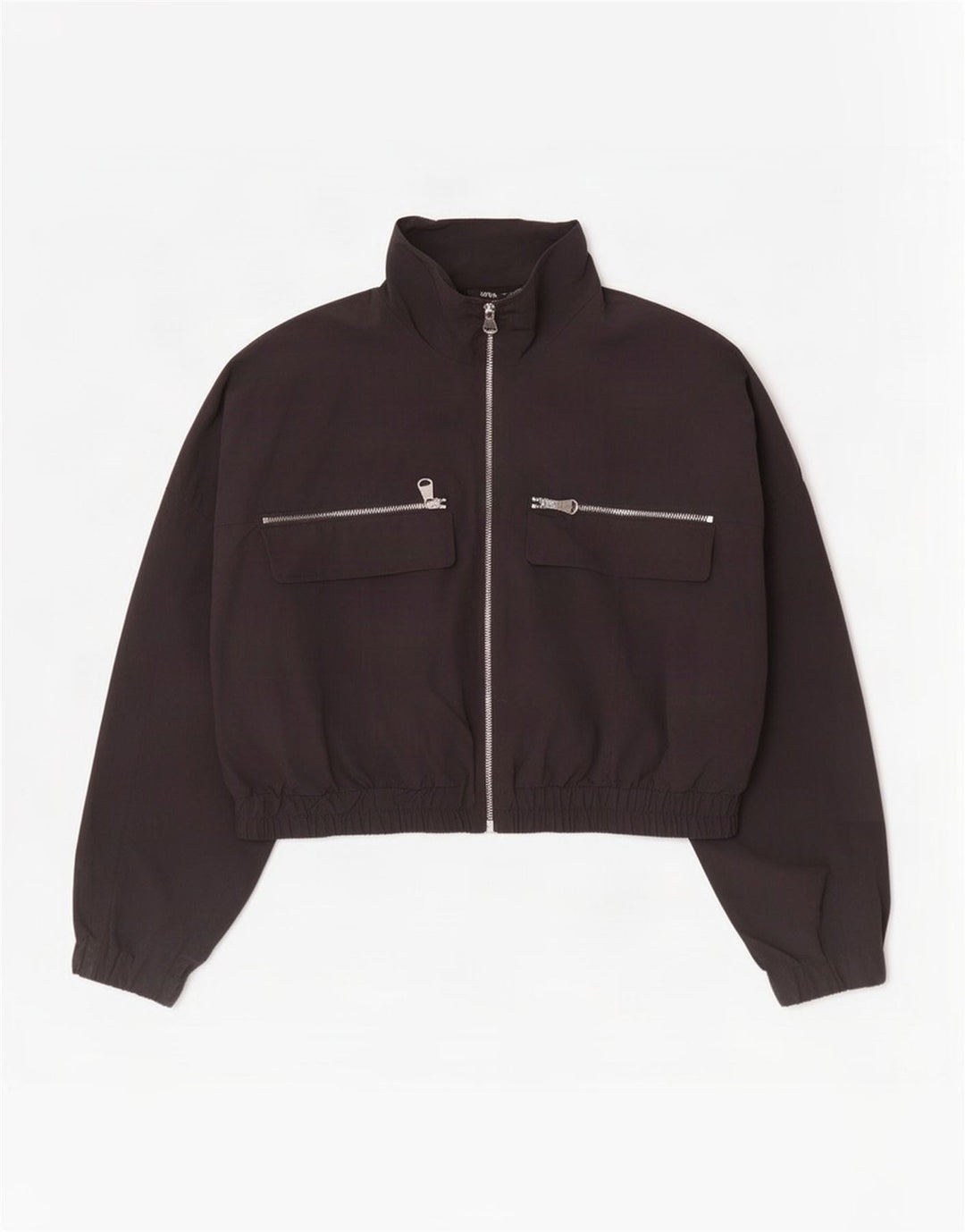 Giacca da ginnastica oversize corta da donna Zara UK 14 media nera