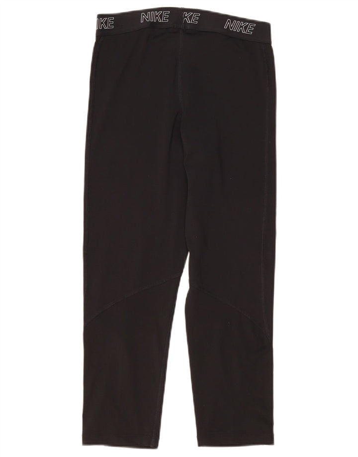 Leggings Nike Dri Fit Graphic Capri da donna UK 12 medio nero