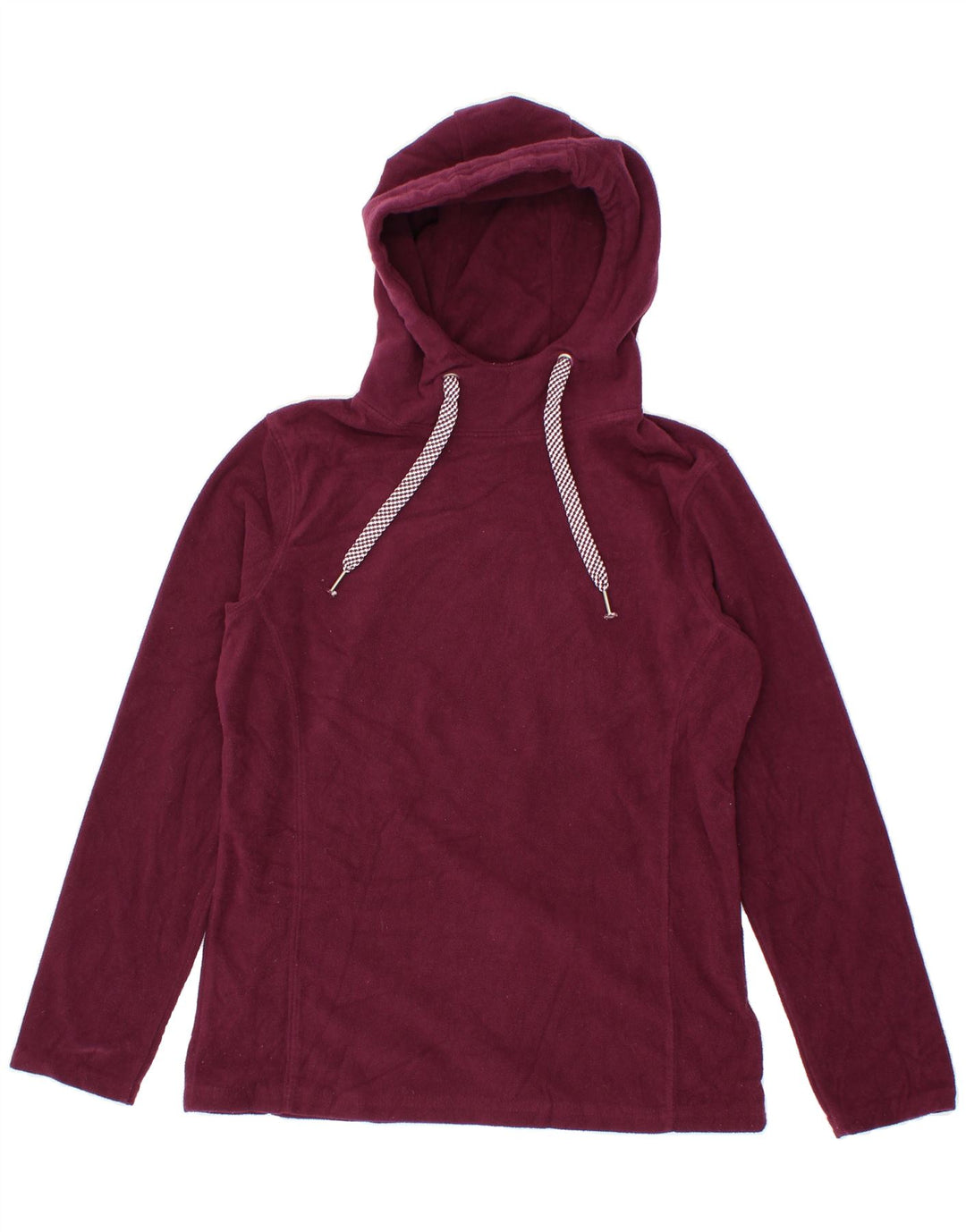 MOUNTAIN WAREHOUSE Womens Oversized Fleece Jumper UK 10 Small Burgundy Vintage Mountain Warehouse and Second-Hand Mountain Warehouse from Messina Hembry 