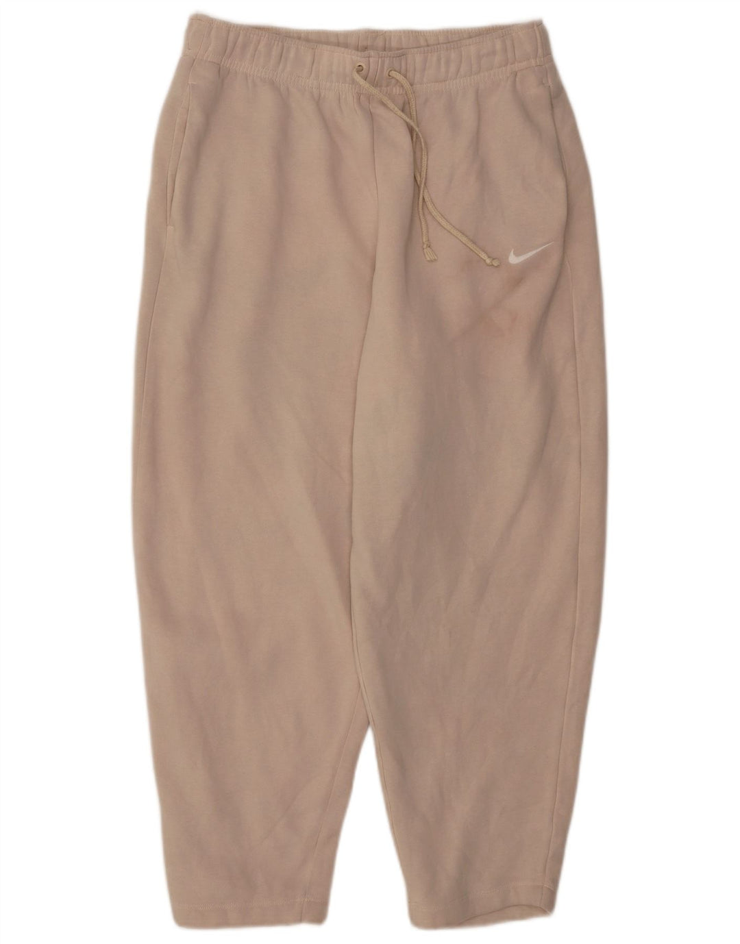 Pantaloni della tuta da donna Nike UK 14 cotone beige medio