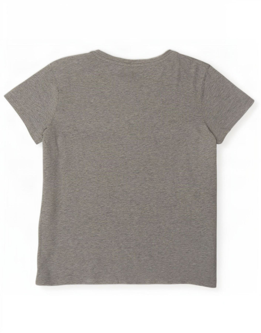 T-shirt grafica da donna Puma UK 14 cotone chiazzato grigio medio