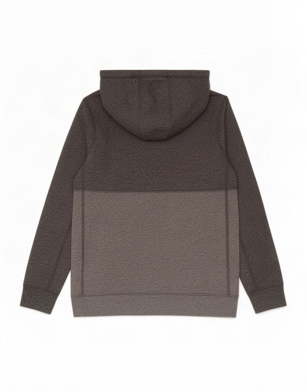 Maglione con cappuccio grafico da uomo Abercrombie & Fitch piccolo in cotone grigio