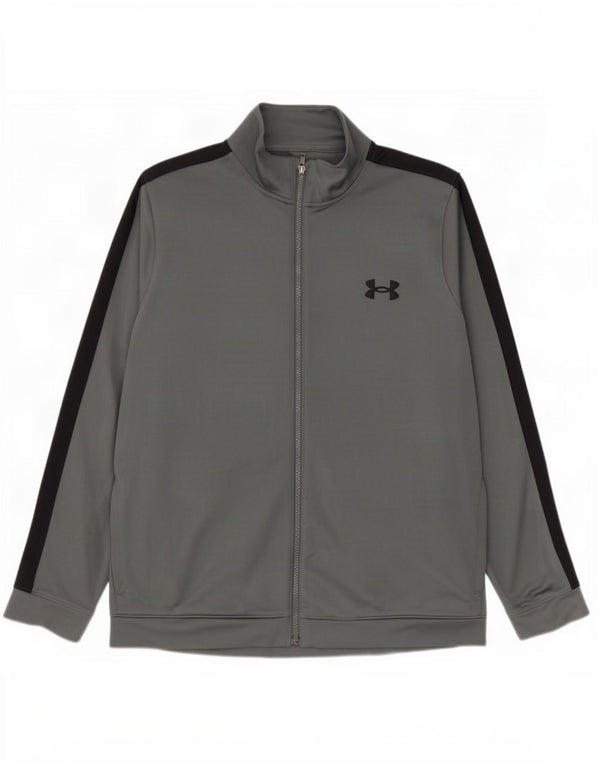 Giacca da tuta da uomo Under Armour XL Poliestere color block grigio