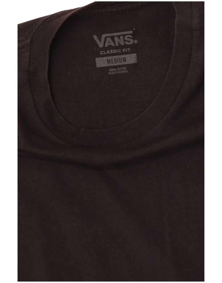 T-shirt da uomo con vestibilità classica VANS, cotone medio nero