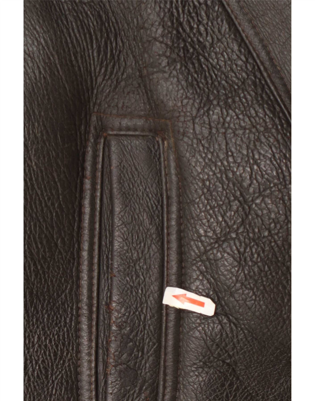 Giacca in shearling vintage da uomo taglia 52 XL marrone