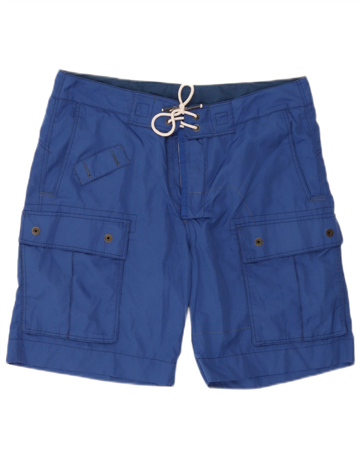 Pantaloncini da bagno cargo da uomo G-Star XL blu poliestere