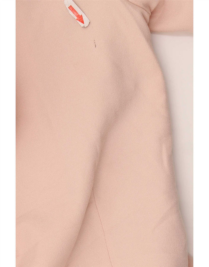 Giacca blazer da donna a 1 bottone Oasis UK 10 piccola poliestere rosa
