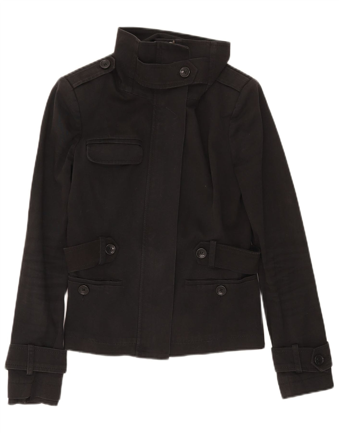 Giacca Militare Donna Patrizia Pepe IT 42 Medio Nero Cotone