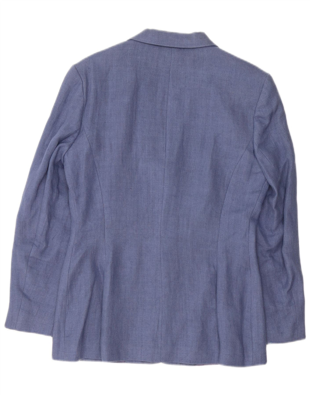 Monsoon Set gonna da donna a 3 bottoni e 2 pezzi UK 10 Small W26 Lino blu