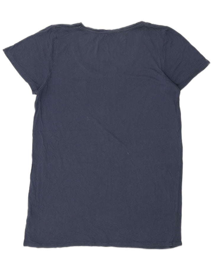T-shirt da donna Oasis Top UK 14 Viscosa blu medio