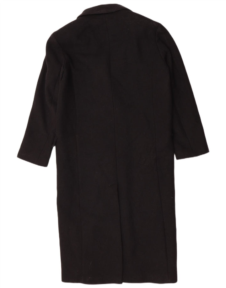 Cappotto doppiopetto da donna Zara UK 14 lana nera media