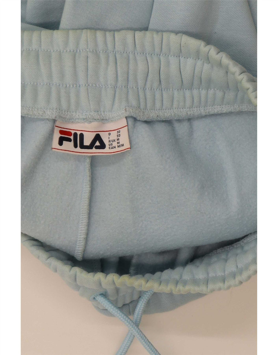 Pantaloncini sportivi grafici da uomo Fila in cotone blu medio