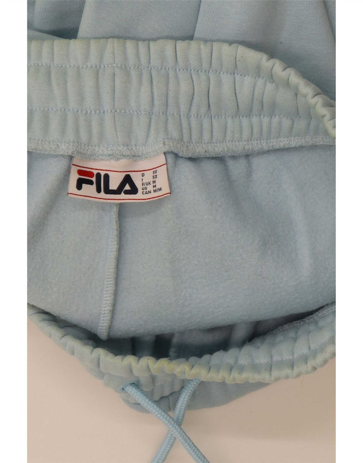 Pantaloncini sportivi grafici da uomo Fila in cotone blu medio
