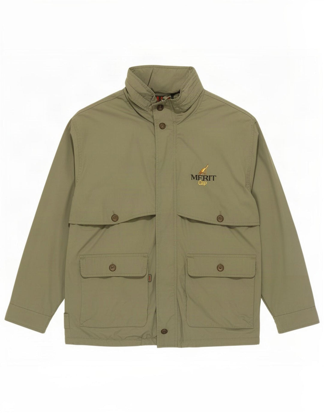 Slam Giacca utility da uomo con cappuccio UK 40 Large Khaki Poliestere