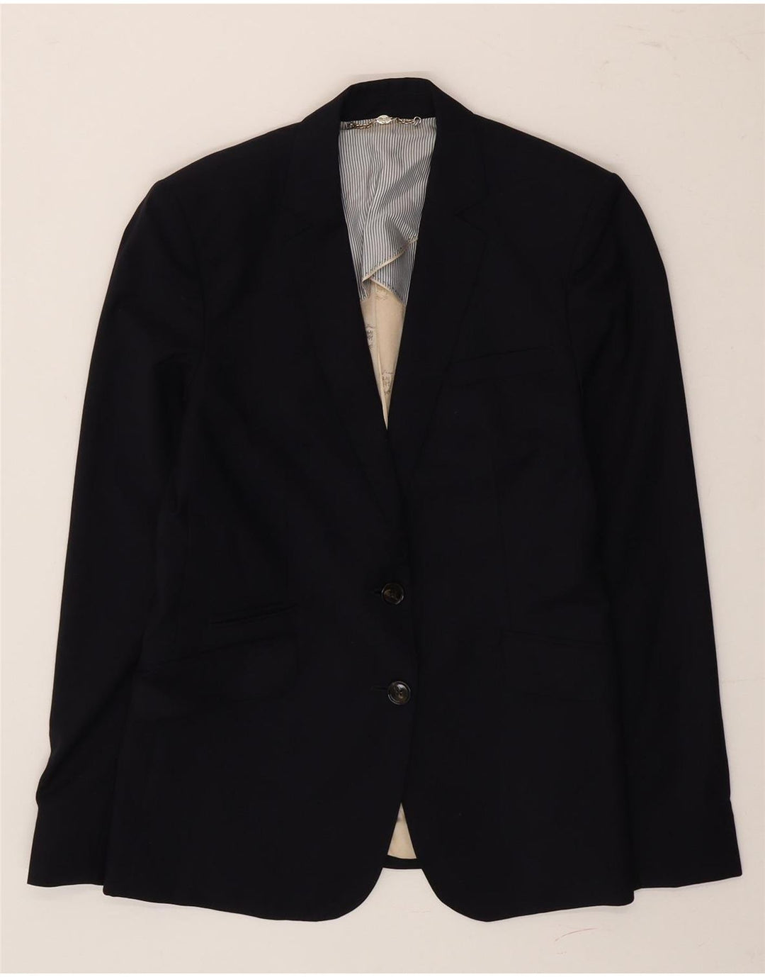 Giacca blazer da donna a 2 bottoni Massimo Dutti EU 40 lana blu navy media