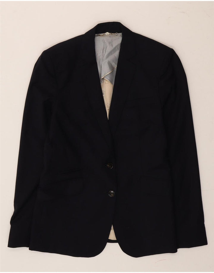 Giacca blazer da donna a 2 bottoni Massimo Dutti EU 40 lana blu navy media