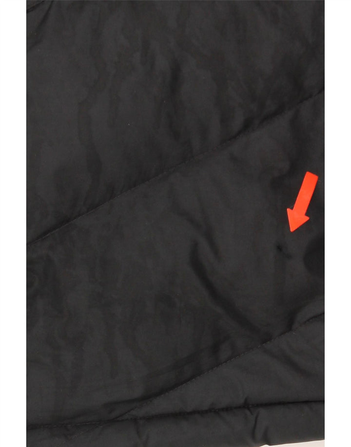 Giacca imbottita con cappuccio Nike da ragazzo 12-13 anni Large nera in poliestere