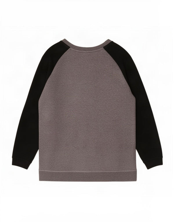 Felpa Nike Air Graphic da uomo, piccola, in cotone grigio