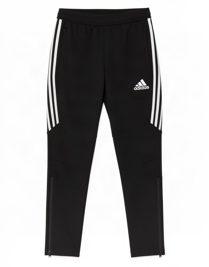 Pantaloni da tuta Adidas Climalite da donna UK 10 Small Poliestere nero