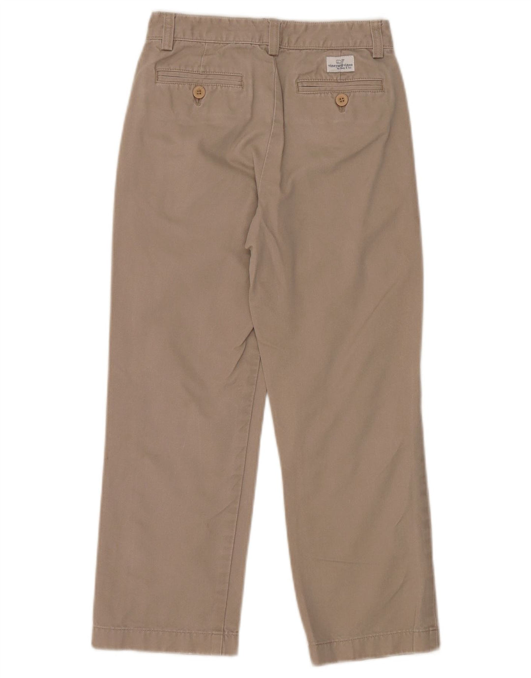 VINEYARD VINES Pantaloni chino dritti per ragazzi 7-8 anni W24 L22 Cotone beige