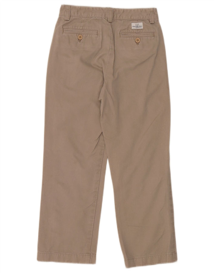 VINEYARD VINES Pantaloni chino dritti per ragazzi 7-8 anni W24 L22 Cotone beige