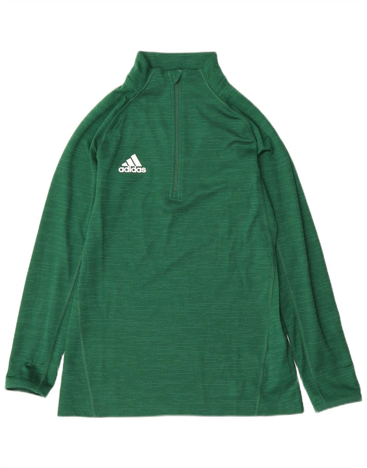 Top da tuta ADIDAS Aeroready Pullover da donna UK 8/10 Small Verde