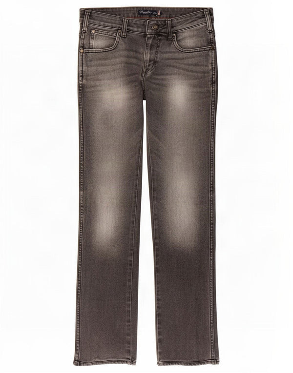 Jeans dritti da uomo Wrangler Skanders W30 L30 cotone grigio