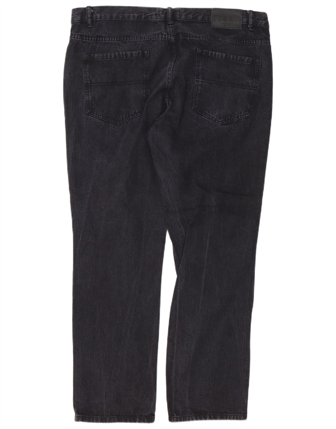 Jeans dritti da uomo Pierre Cardin W40 L31 cotone nero