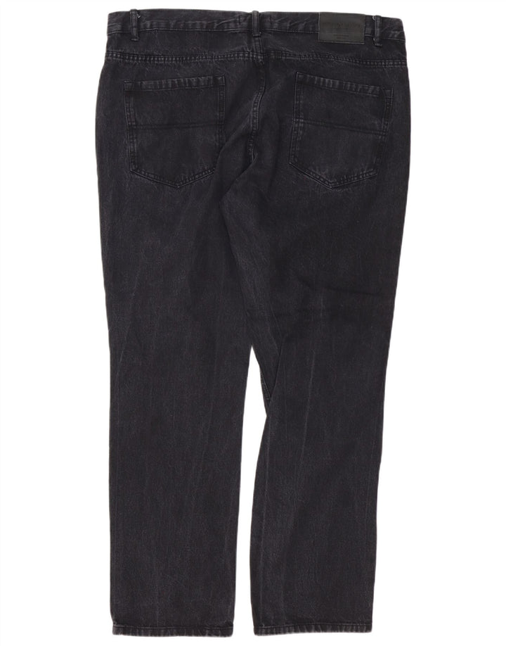 Jeans dritti da uomo Pierre Cardin W40 L31 cotone nero